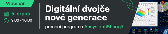Webinář Digitální dvojče nové generace pomocí programu Ansys optiSLang