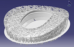 Vizualizace Národního olympijského stadionu v Pekingu - GehryTechnologies -1126