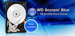 WD Scorpio Blue 1TB -1129