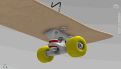 Návrh součástí skateboardu Tork Trux v produktech Autodesku -002-1132