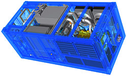 Prostorový model hydraulické pohonné jednotky-Blauwe_box1213