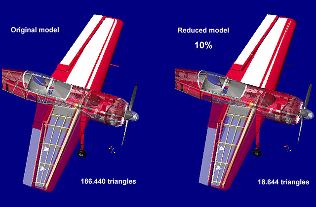 Redukce polygonů u modelu letadla na 1/10-planesb1213