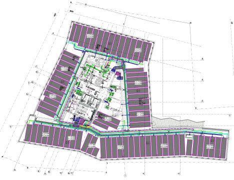 Autodesk-bezne patro koordinace  VZT a VCH