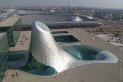 Dlubal-Konstrukce zastreseni vystaviste Fiera Milano