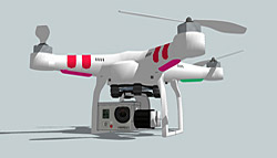 3D Warehouse DJI Phantom-1410