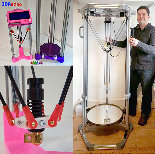 Nové 3D tiskárny z dílny Richarda Horneho (zdroj www.3ders.org) 3DR 3d-printer-1428