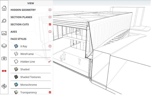 SketchUp – rovinné řezy (zdroj: Nicom) Nicom-Obrazek-04-1639