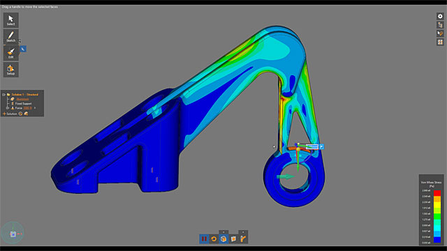 ANSYS Discovery Live obrazek SVSFEM 3-1736