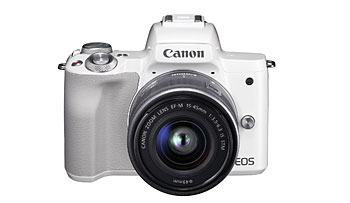 EOS M50 WHT EF-M15-45 STM FRA-1809