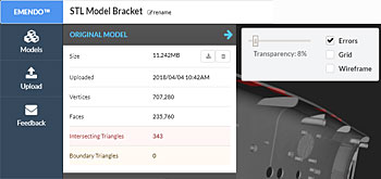 emendo STL Model Bracket-1822