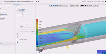 SimScale on-line post-processor-1831