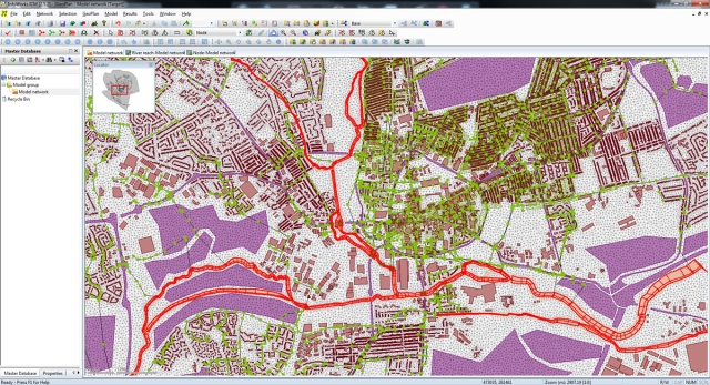 Uživatelské rozhraní InfoWorks ICM (zdroj: innovyze.com) infoworks icm overview1-1846