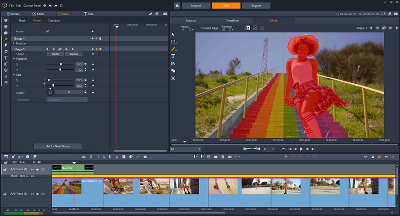 Pinnacle Studio 25 Ultimate - Smart Object Tracking EN-2135