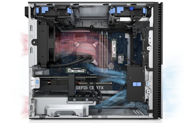 Dell XPS Desktop-internal airflow-2146