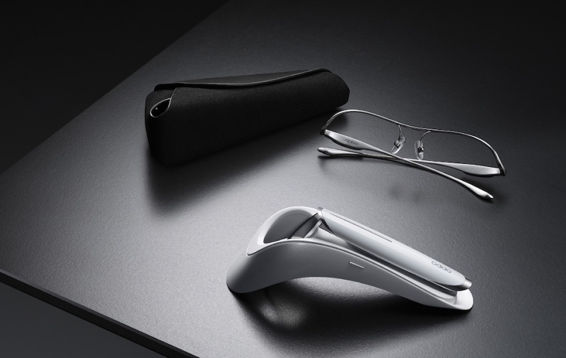 OPPO Air Glass s polorámečkem ve stříbrné barvě (zdroj: OPPO) OPPO Air Glass with Half-frame in Silver-2150