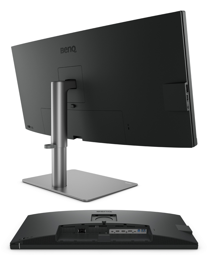 Pohled na monitor PD3420Q zezadu a zdola (zdroj: BenQ) pd3420q-back-2149