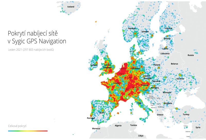 Sygic pokryti heat map 21-22 CZ-2208