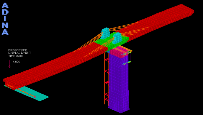 Bridge girder-Adina