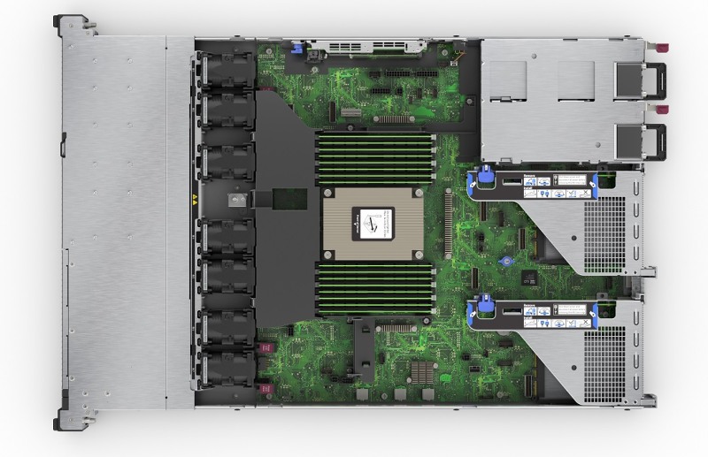 HPE ProLiant RL300 Gen11 TopDownInterior-2228