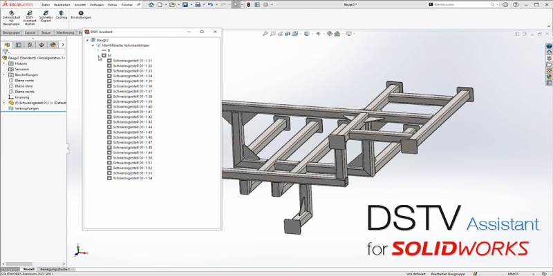 DSTV Assistant for  SOLIDWORKS-2251