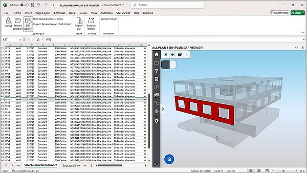 ALLPLAN 25-1 SAF Structural Analysis Format-2517