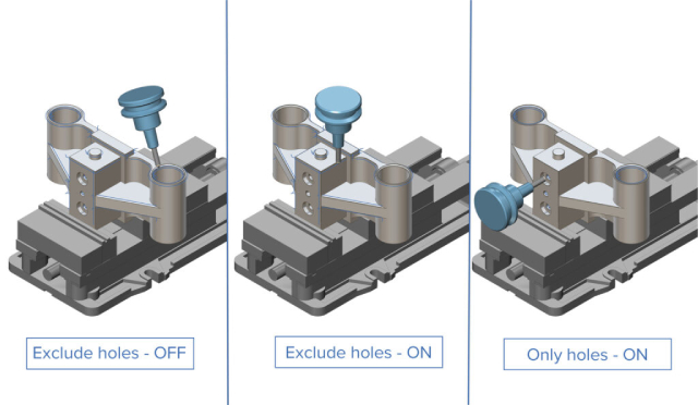 Deburring Exclude Holes and Vertical Edges-2536