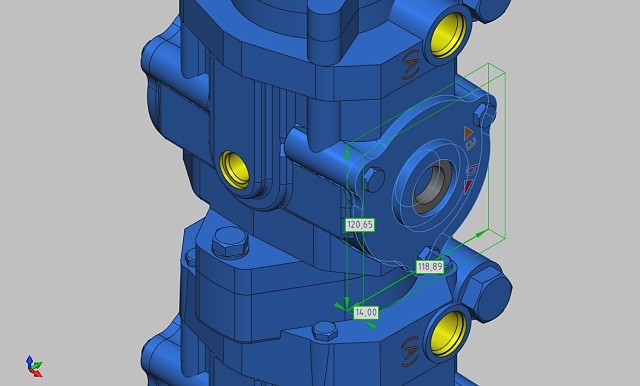 Vylepšený nástroj Ohraničující rámeček (zdroj: CADSoftTools) Obr2-bounding-box-element-2548