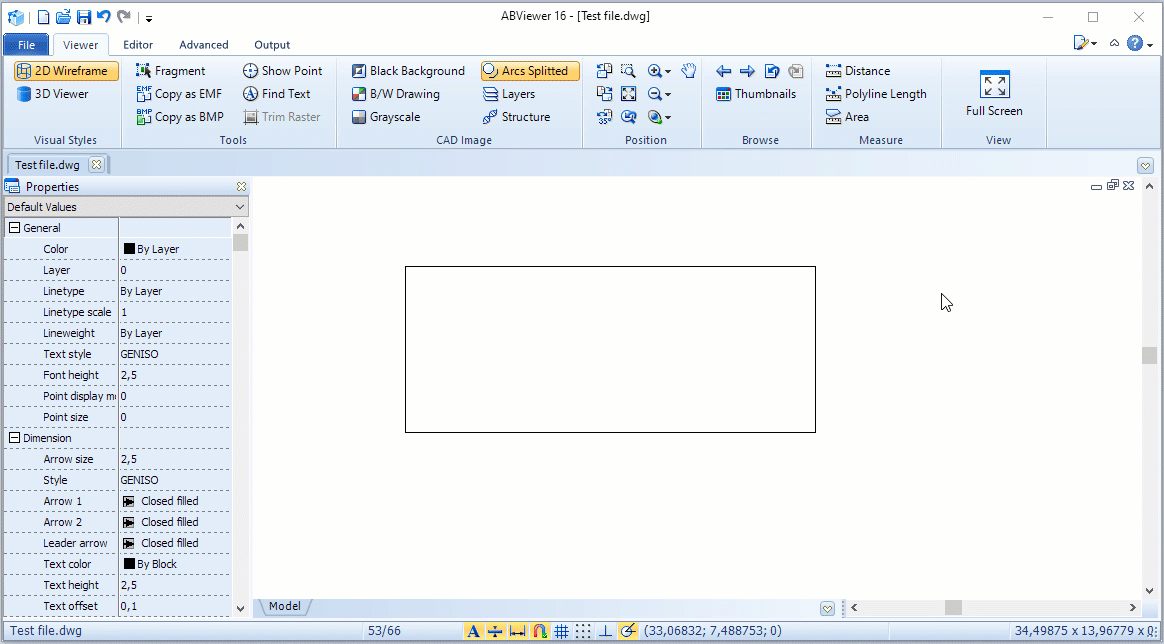 Přidáno zobrazení dalších informací o měření (zdroj: CADSoftTools) Obr4-measure-2548