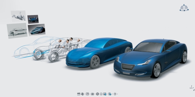 3DEXPERIENCE | CATIA - Modelování povrchu (zdroj: Technodat) CATIA-3DEXPERIENCE-Surface-Modeling-2609