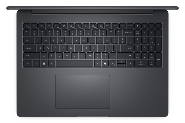 Hlavním rozdílem mezi modely Dell Pro 3 14 a 16 je integrovaná numerická klávesnice u modelu Dell Pro 3 16 (zdroj: Dell Technologies) Dell Pro 3 16-P316260-2628