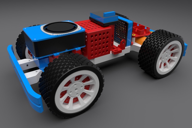 Kompletně osazená elektronika pro RC verzi modelu (zdroj: Petr Fořt) car005-2637