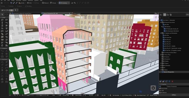 Tmavý režim ve Windows (zdroj: Graphisoft) dark mode on windows-2642