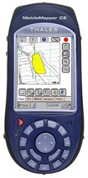 Mobile Mapper  CE - odolný PDA s integrovanou GPS s přesností do 1m