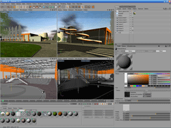 Projekt krytého bazénu: připraveno na finální renderování
