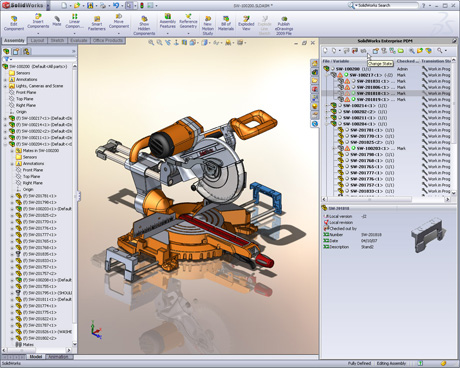 Integrace SolidWorks Enterprise PDM do SolidWorks