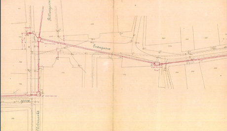 Mapová dokumentace původem z roku 1899