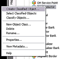 Vytvoření klasifikovaných objektů; Create Classified Object