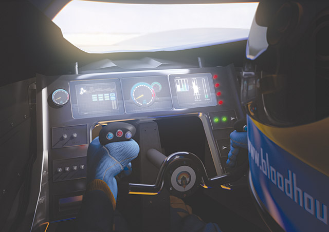 Bloodhound SSC Cockpit