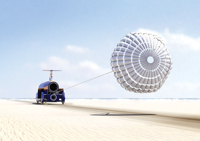 Bloodhound SSC Parachute