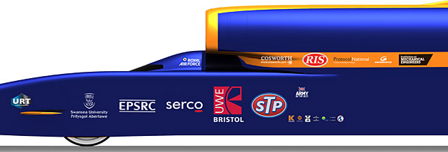 Bloodhound SSC reklamy