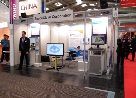Hannover Messe 2013 10-SpaceClaim Engineer
