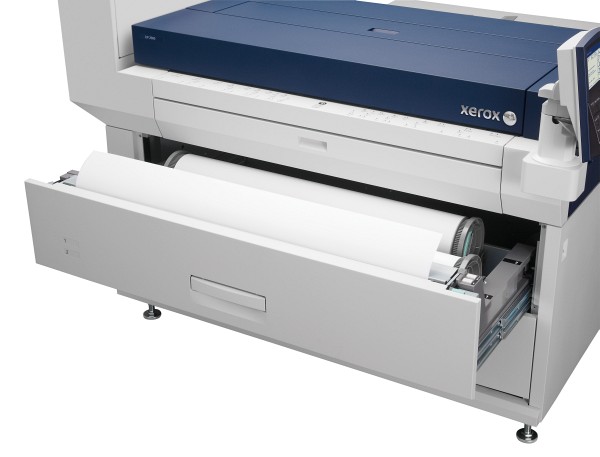 Xerox IJP2000 - automatické zakládání média v roli