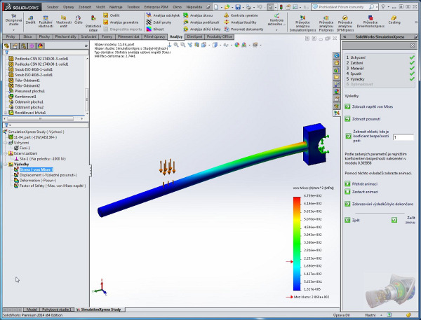 SolidWorks - SimulationXpress