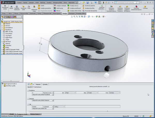 SolidWorks - design study