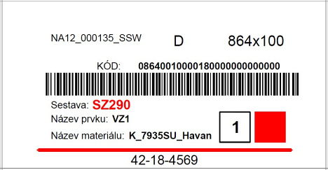 Špinar software, štítek