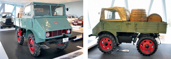 Obr. 19 Předobraz pracanta Unimog (1948)